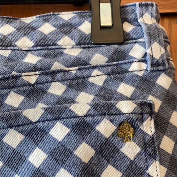Kate Spade PERRY Street Cropped Gingham Pants - Picture 5 of 8